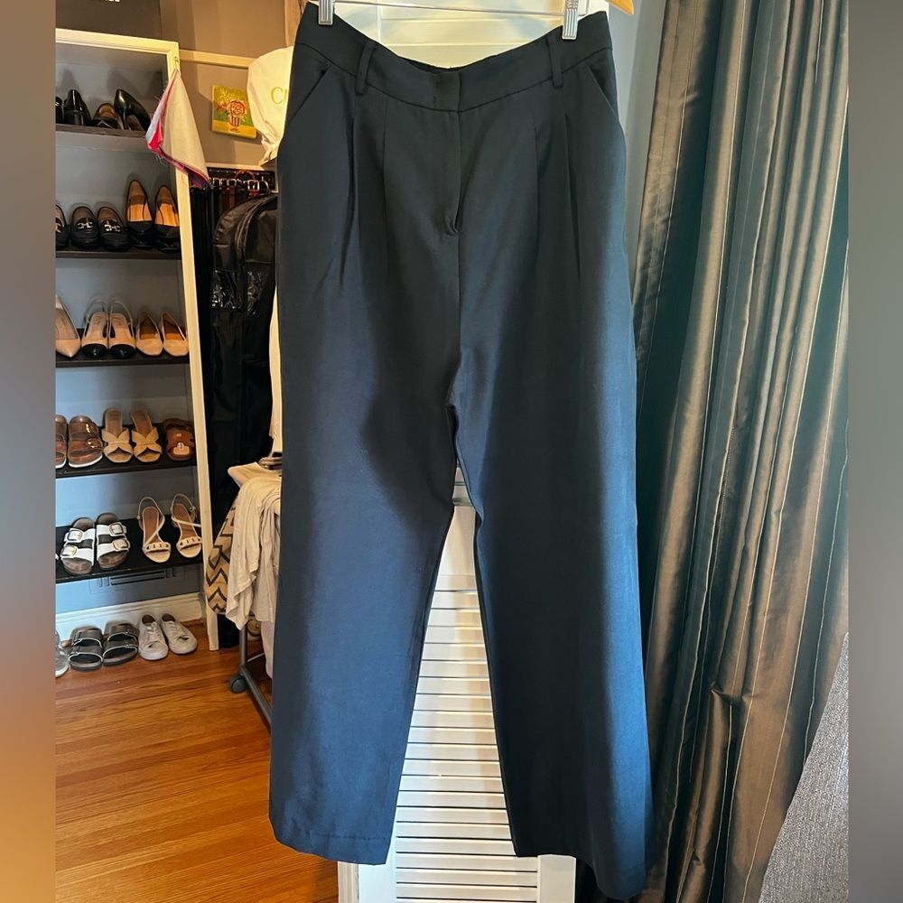 Farm Rio Wide Leg Ribbed Twill Pants - Picture 5 of 12